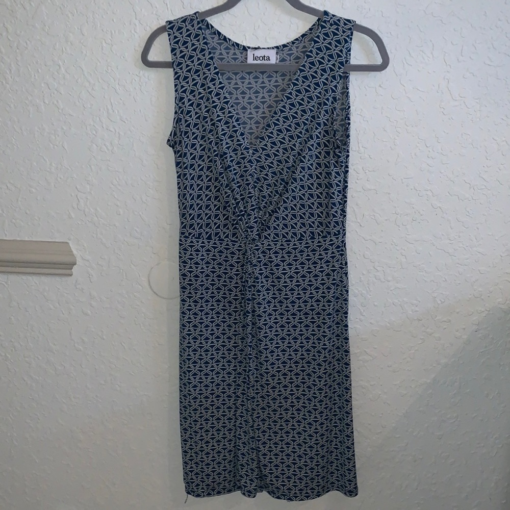 Leota blue dress size medium